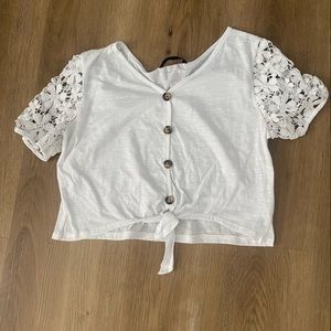 shein white shirt size XS